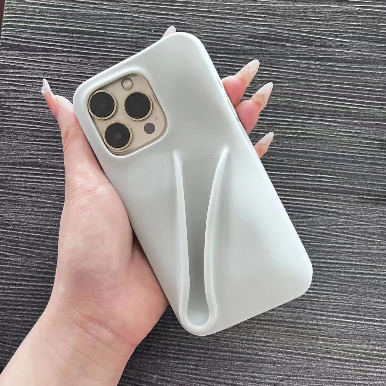 iPhone 11 a 15 / Funda Brillo de Labios