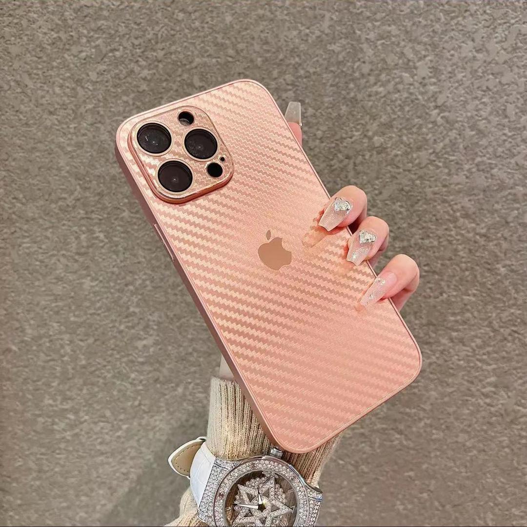 iPhone 11 a 14 / Funda Carbon