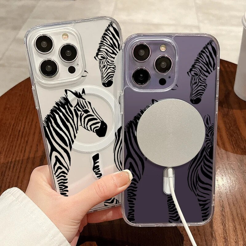 IPhone X a 14 MagSafe / Funda Cebra