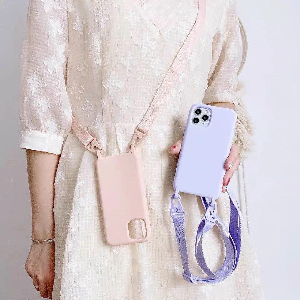 iPhone 8 a 11 / Funda Teen con Correa