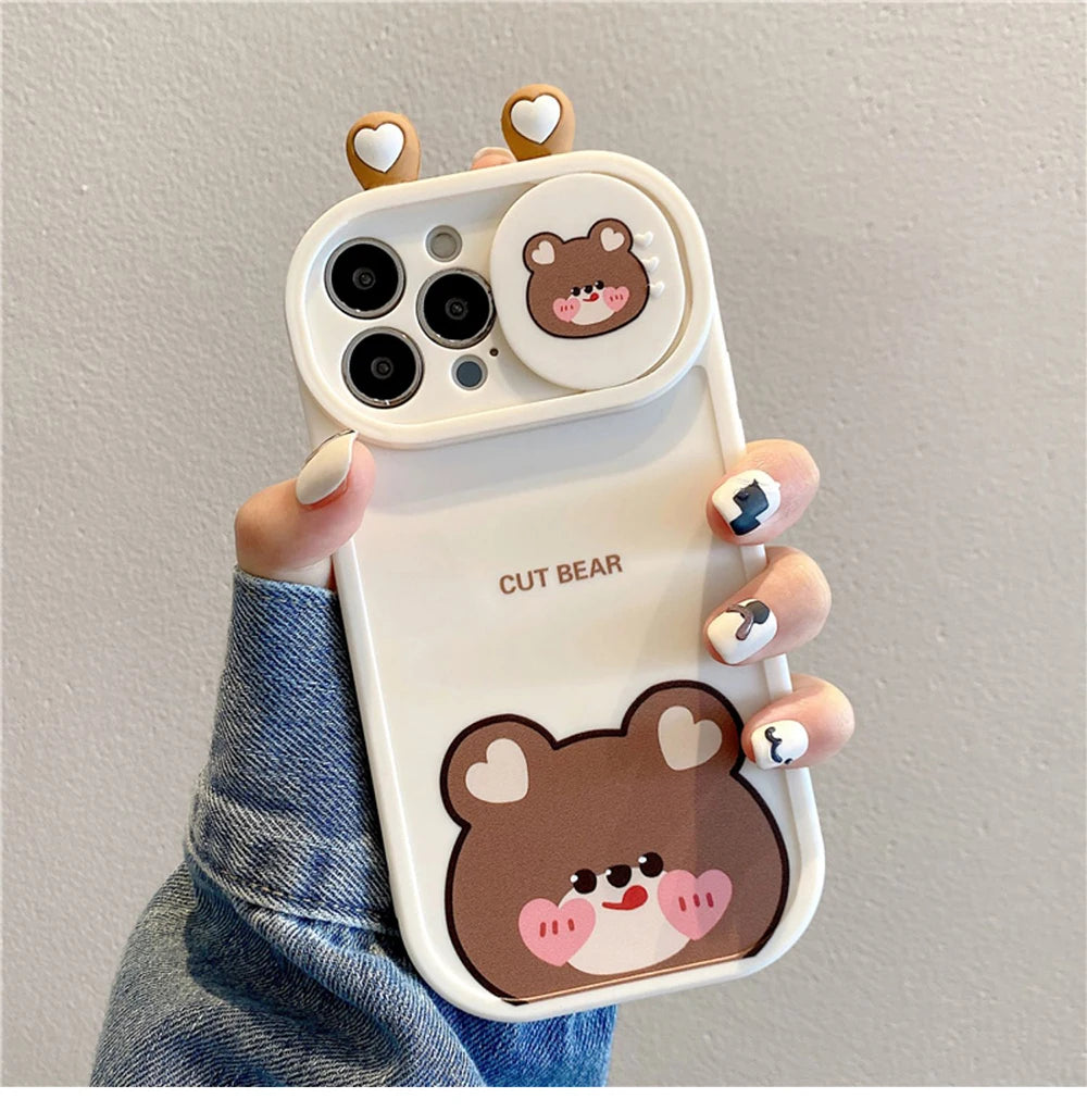 iPhone X a 15 / Funda Animales Bonitos