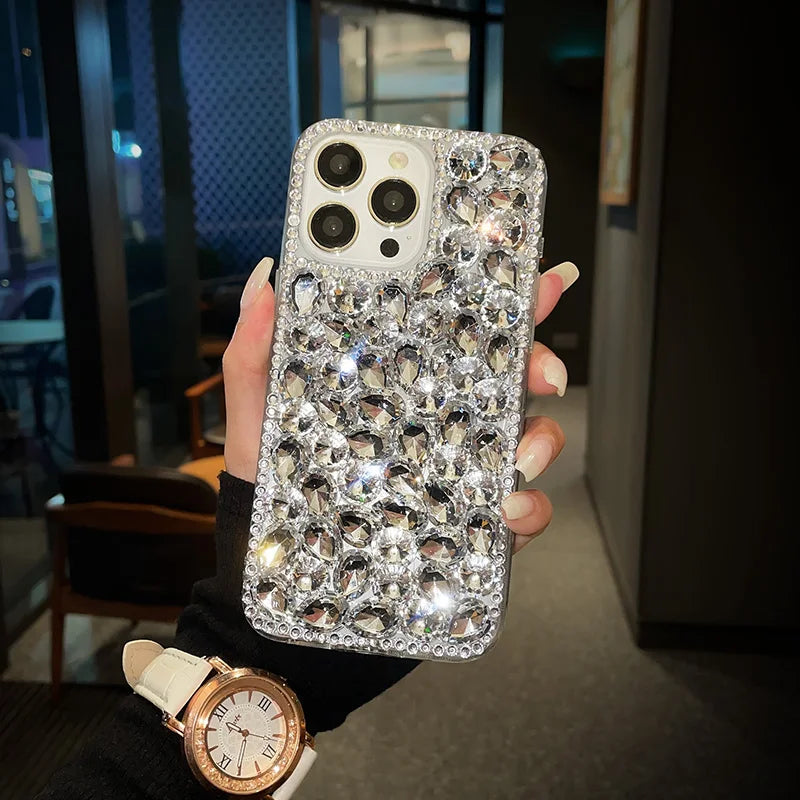 iPhone 8 a 11 / Funda Piedras de Lujo