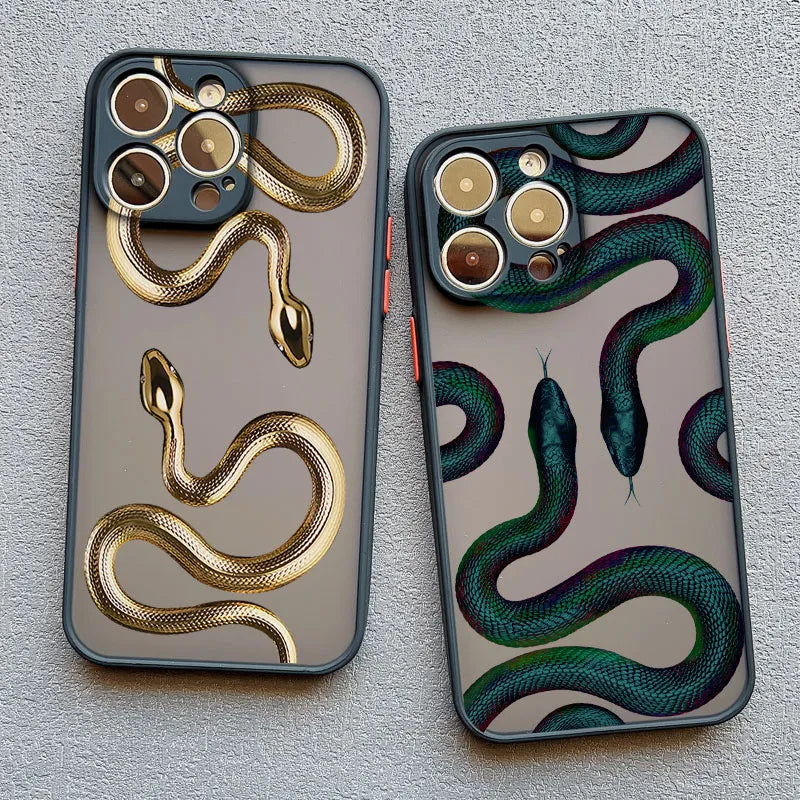 iPhone MagSafe 15 / Funda Serpiente Lujo