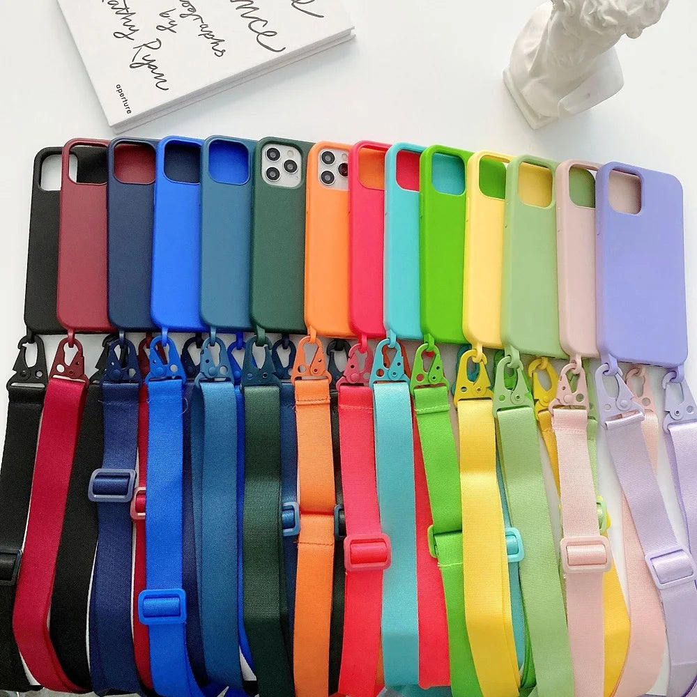 iPhone 8 a 11 / Funda Teen con Correa