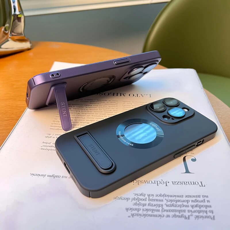 iPhone 11 a 14 / Funda Stent con apoyo