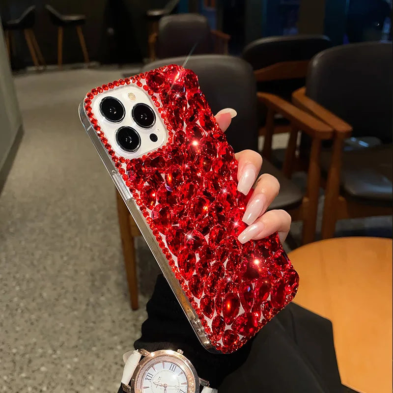 iPhone 8 a 11 / Funda Piedras de Lujo