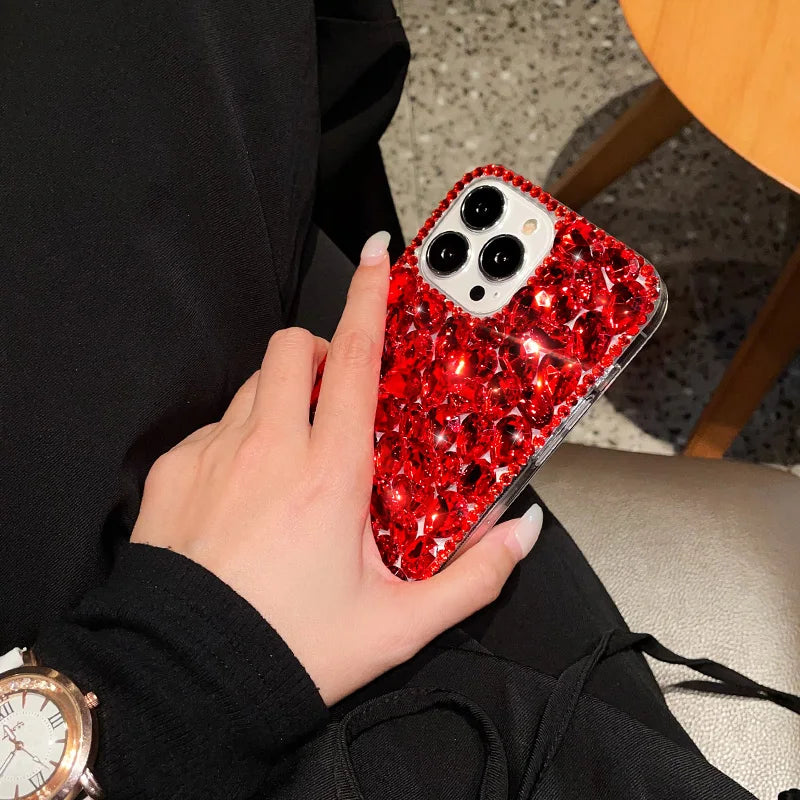 iPhone 8 a 11 / Funda Piedras de Lujo