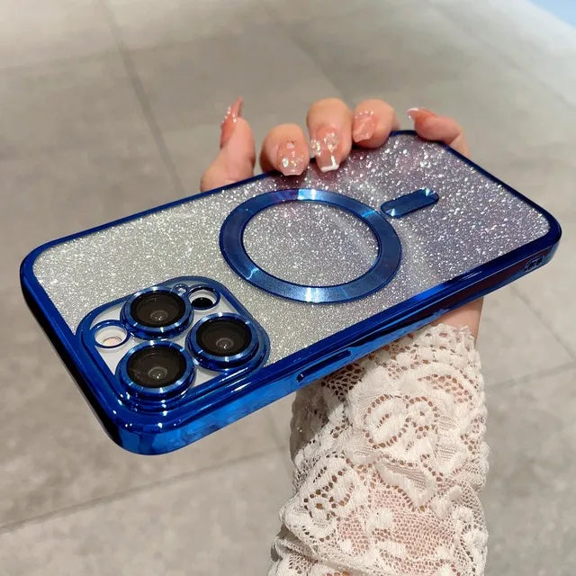 iPhone 11 a 14 MagSafe / Funda Glamour