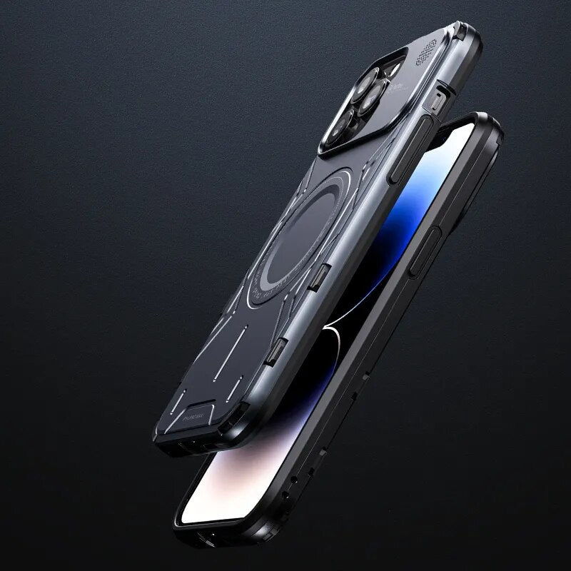 iPhone 14 y 15 MagSafe / Funda Titanio