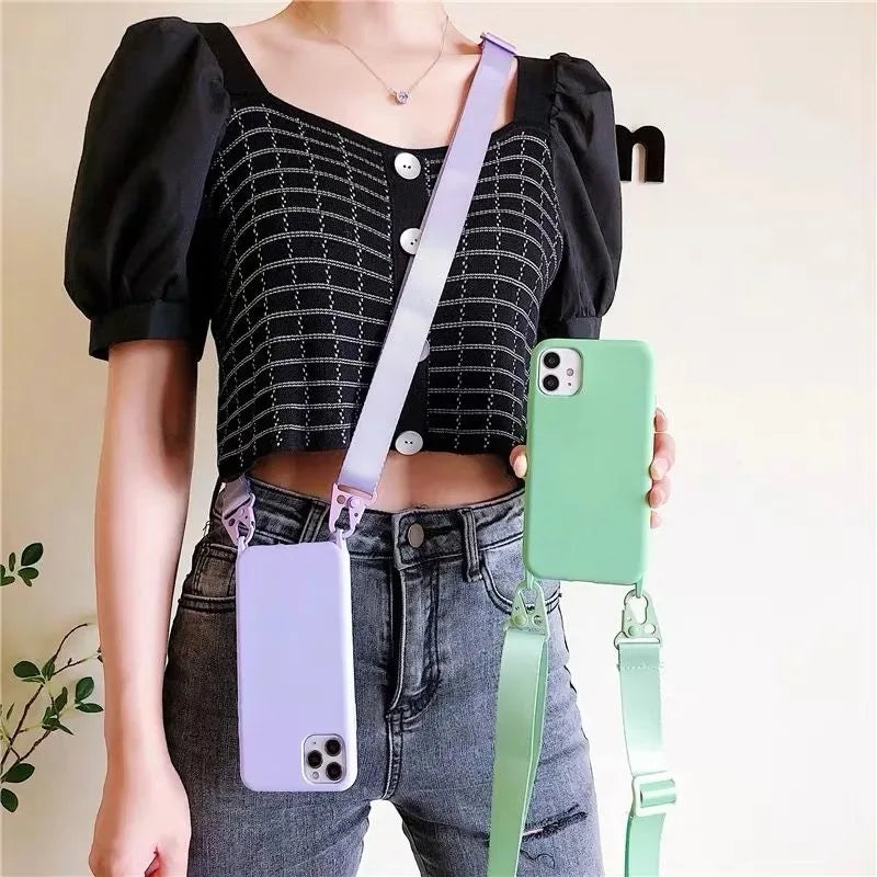 iPhone 8 a 11 / Funda Teen con Correa