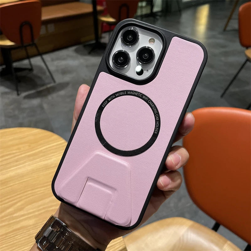 iPhone 11 a 14 MagSafe / Funda Zion con base de Soporte