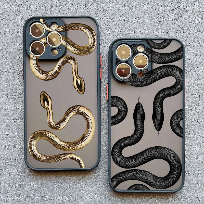 iPhone MagSafe 15 / Funda Serpiente Lujo