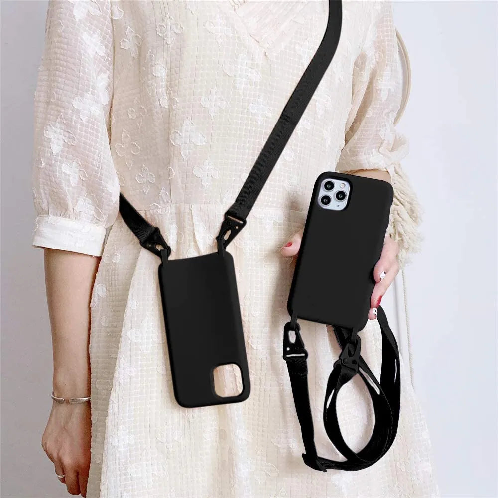 iPhone 8 a 11 / Funda Teen con Correa