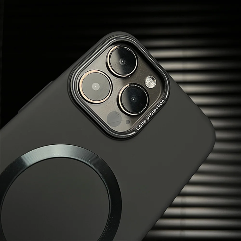 iPhone 13 a 15 /  Funda  Lens MagSafe