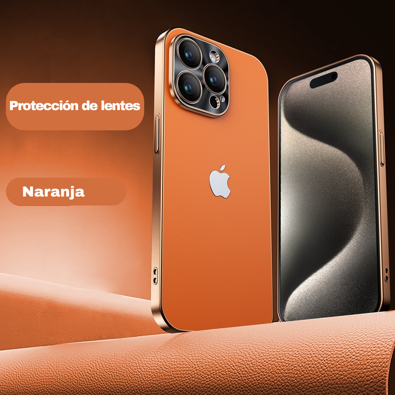 iPhone 13 a 15 /  Funda Ultra Cuero