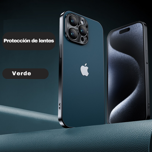 Funda The iCase Silicona Borde Cámara Para iPhone 12 Pro Max Azul - The  iCase