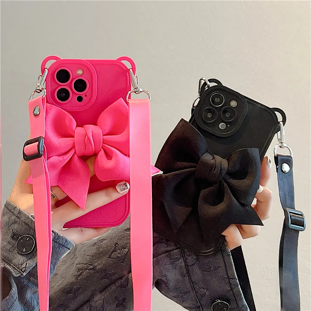 iPhone X a 14  /  Funda con Lazo y Correa