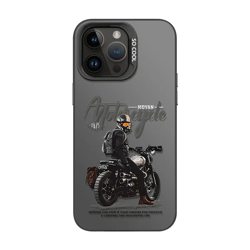 iPhone  12 a 15 /  Funda Motociclista
