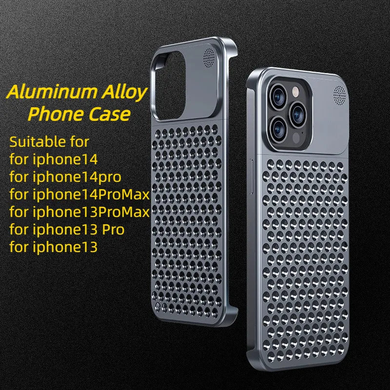 iPhone 12 a 15  /  Funda Aluminio
