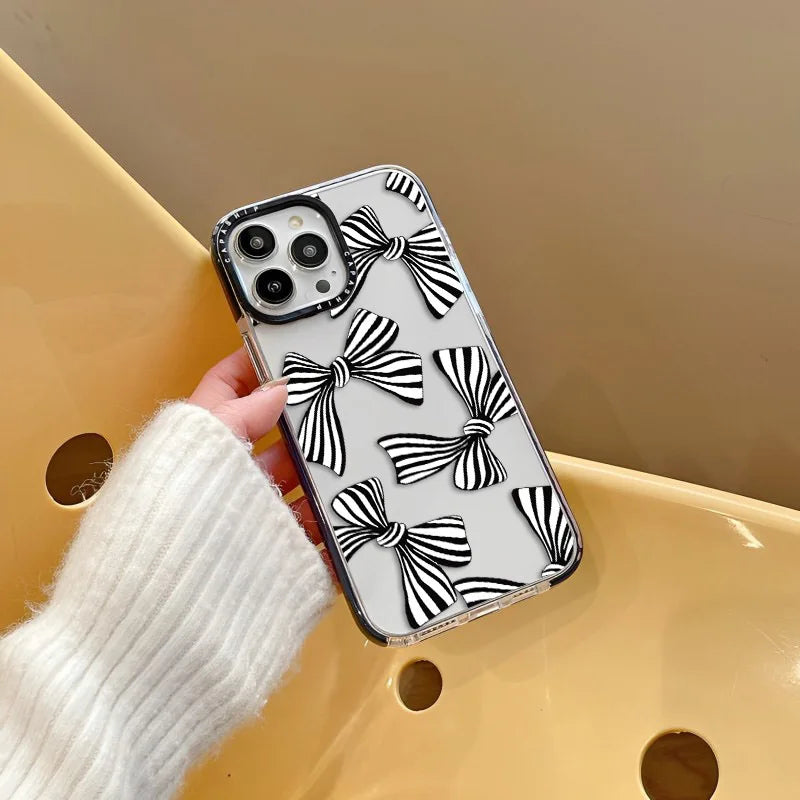 iPhone 7 a 15 /  Funda Black & White