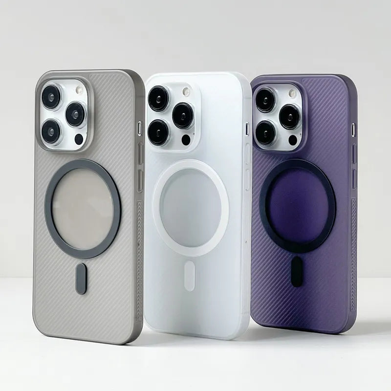 iPhone 13 a 15 MagSafe /  Funda Mate ultrafino