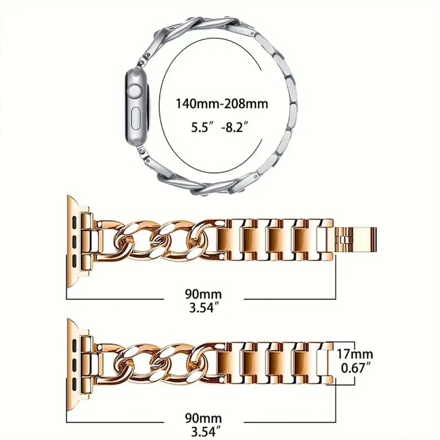 Correa Metal / 38mm 40mm 44mm 41mm 45mm 49mm