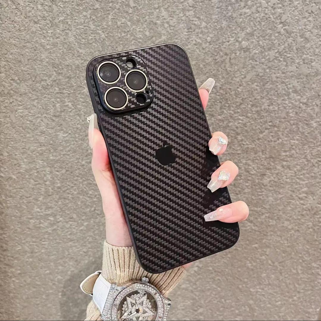 iPhone 11 a 14   / Funda Carbon